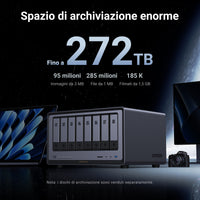 UGREEN NASync DXP8800 Plus with 8-Bay, 208TB Massive Data Storage and equiped with 12th Gen 10-core Intel® Core™ Processor