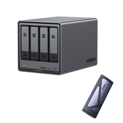 UGREEN NASync DXP4800 Plus + SSD Enclosure