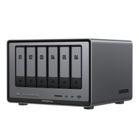 UGREEN NASync DXP6800 Pro with Expandable 8GB DDR5 Memory and 6-Bay, 160TB Massive Data Storage, equiped with 12th Gen 10-core Intel® Core™ Processor